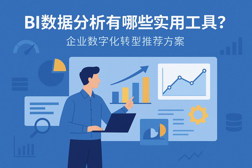 bi数据分析有哪些实用工具？企业数字化转型推荐方案