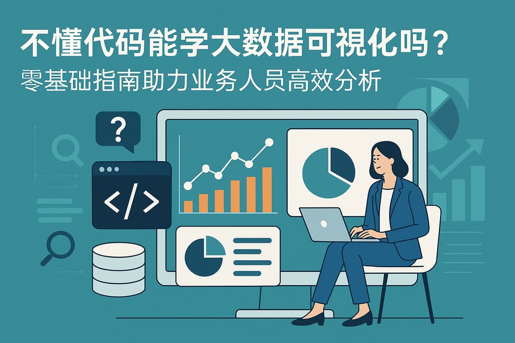 不懂代码能学大数据可视化吗？零基础指南助力业务人员高效分析