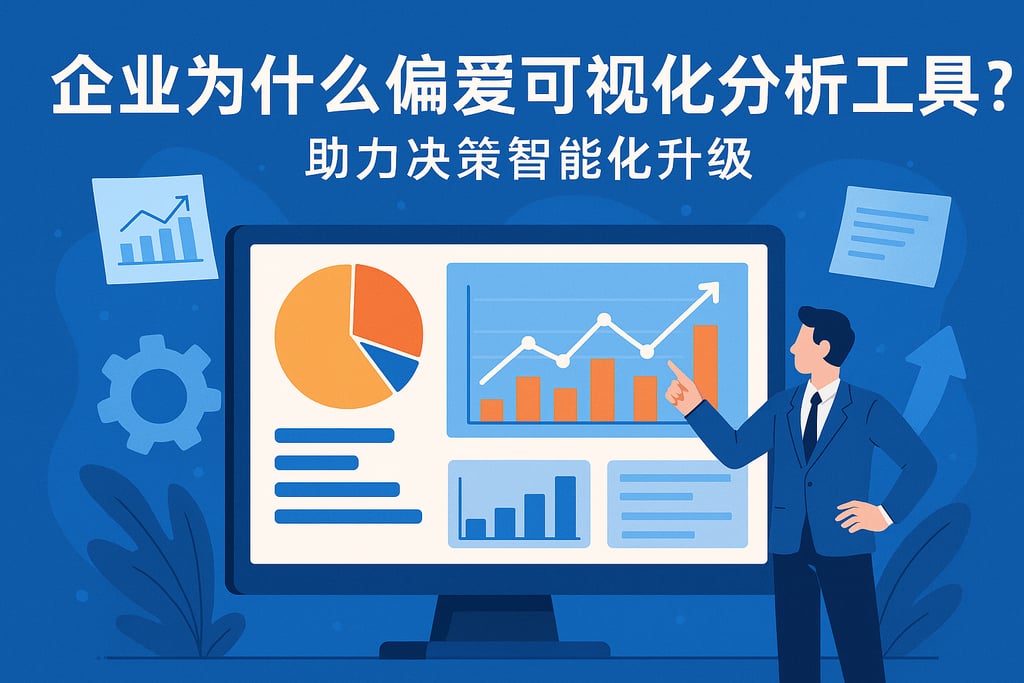 企业为什么偏爱可视化分析工具？助力决策智能化升级