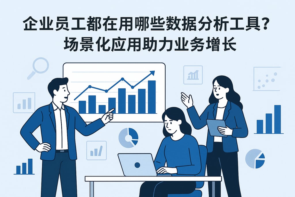 企业员工都在用哪些数据分析工具？场景化应用助力业务增长