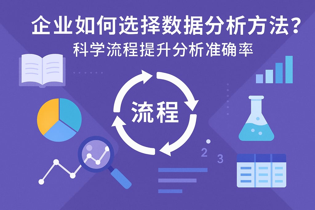 企业如何选择数据分析方法？科学流程提升分析准确率