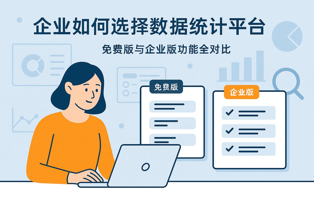 企业如何选择数据统计平台工具？免费版与企业版功能全对比