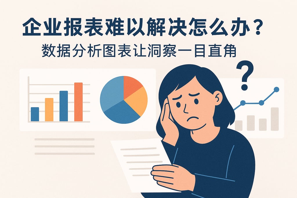 企业报表难以解读怎么办？数据分析图表让洞察一目了然