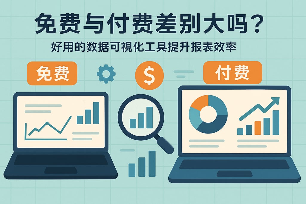 免费与付费差别大吗？好用的数据可视化工具提升报表效率