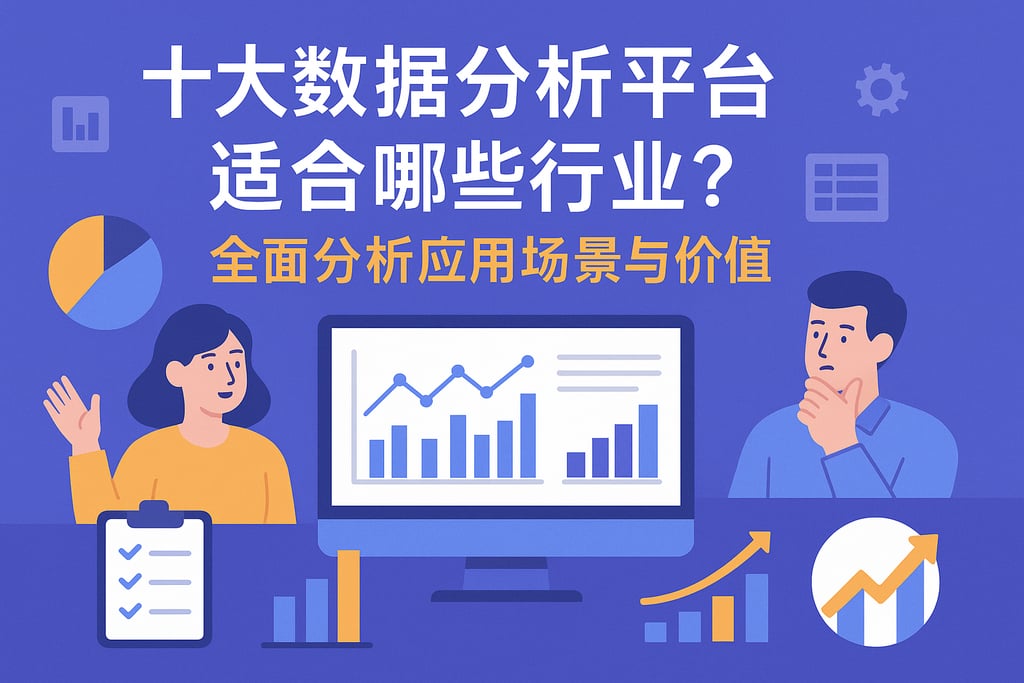 十大数据分析平台适合哪些行业？全面解析应用场景与价值