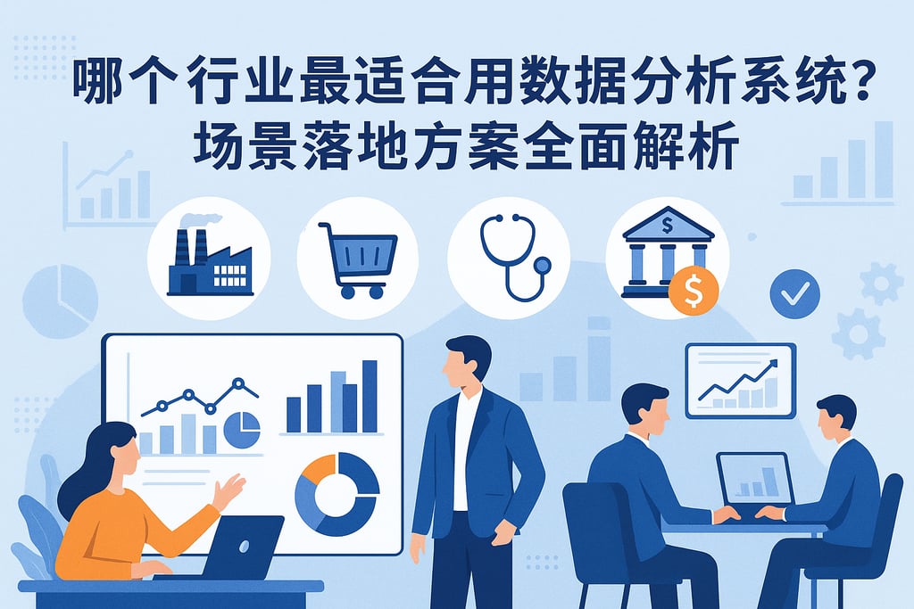 哪个行业最适合用数据分析系统？场景落地方案全面解析
