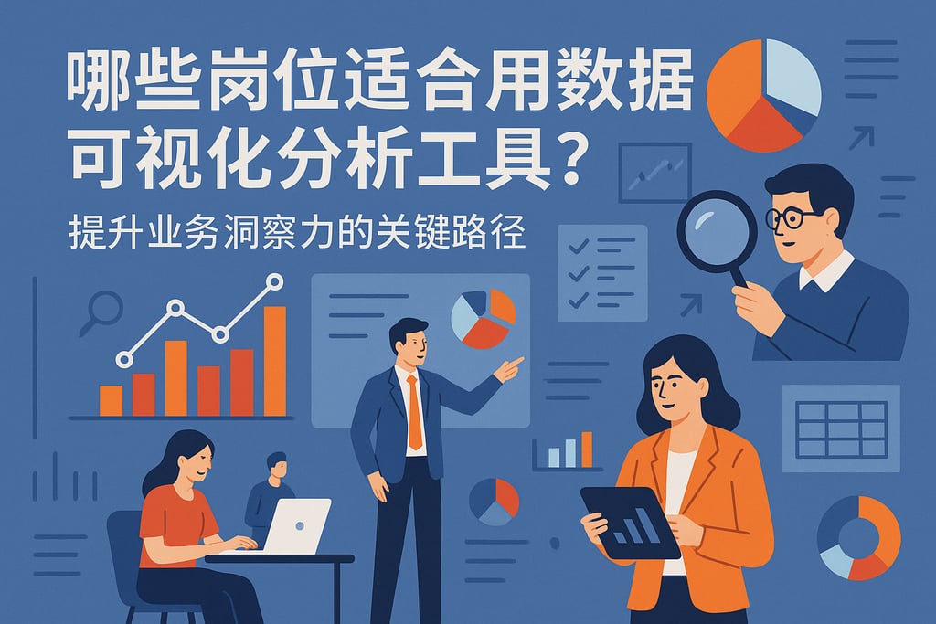 哪些岗位适合用数据可视化分析工具？提升业务洞察力的关键路径