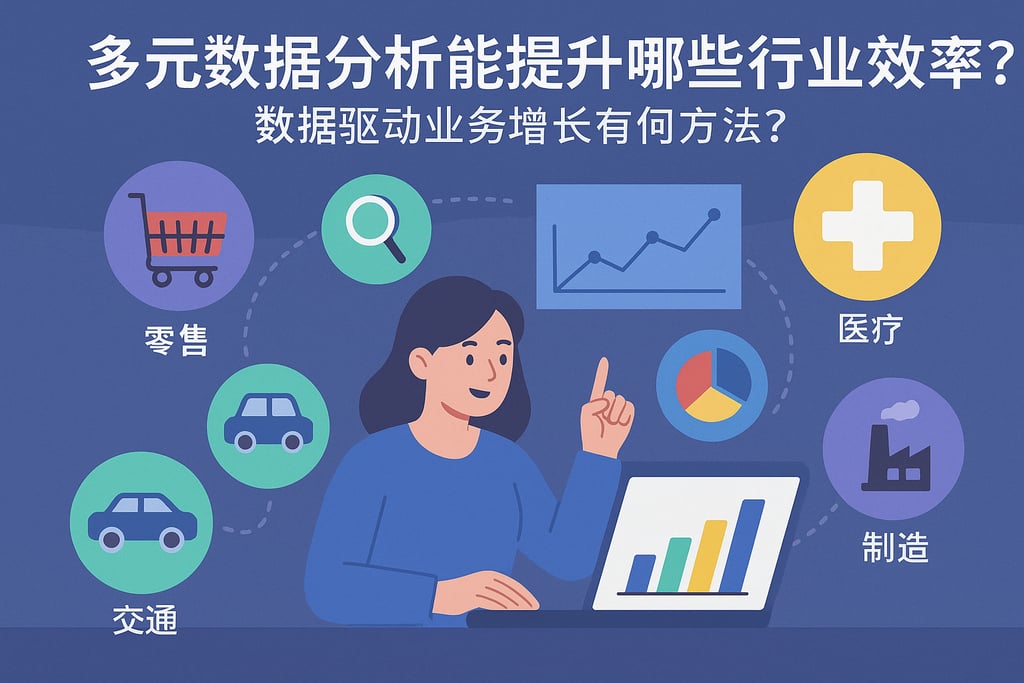 多元数据分析能提升哪些行业效率？数据驱动业务增长有何方法？