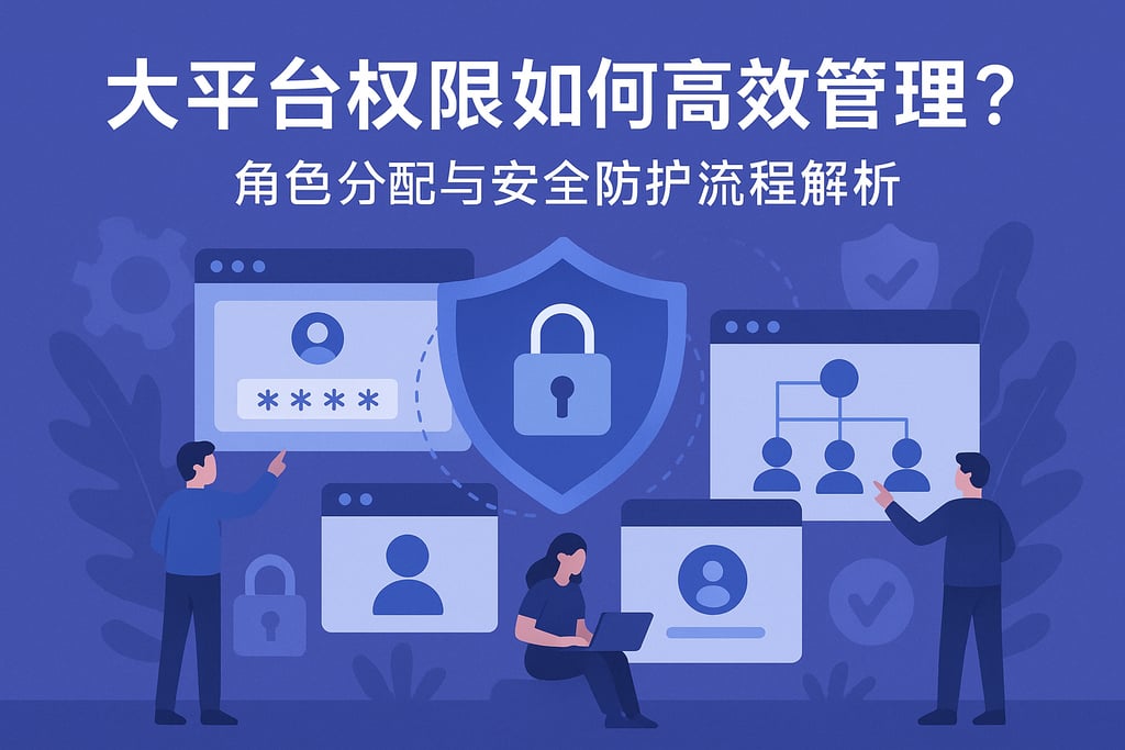 大平台权限如何高效管理？角色分配与安全防护流程解析