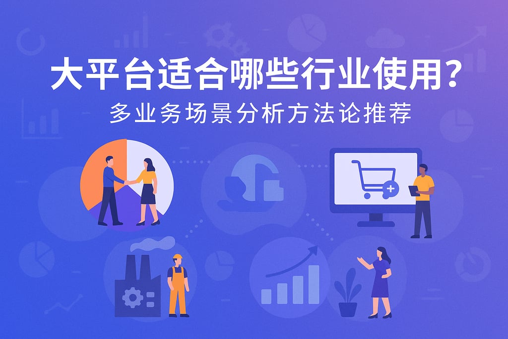 大平台适合哪些行业使用？多业务场景分析方法论推荐