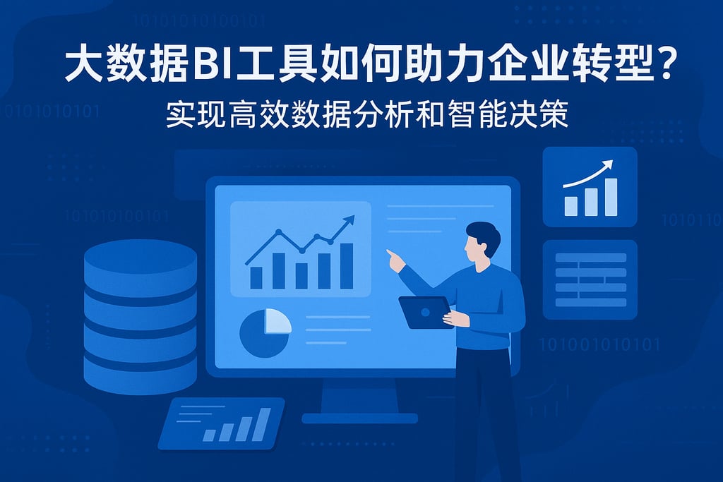大数据BI工具如何助力企业转型？实现高效数据分析和智能决策。