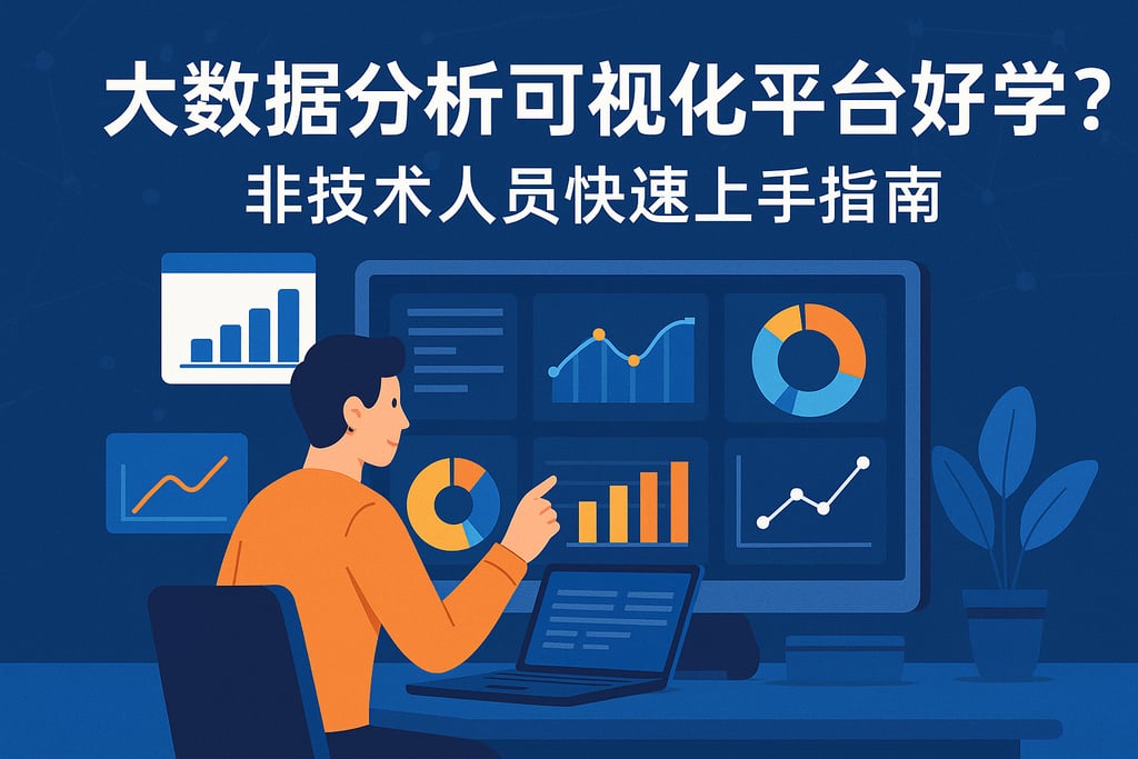 大数据分析可视化平台好学吗？非技术人员快速上手指南