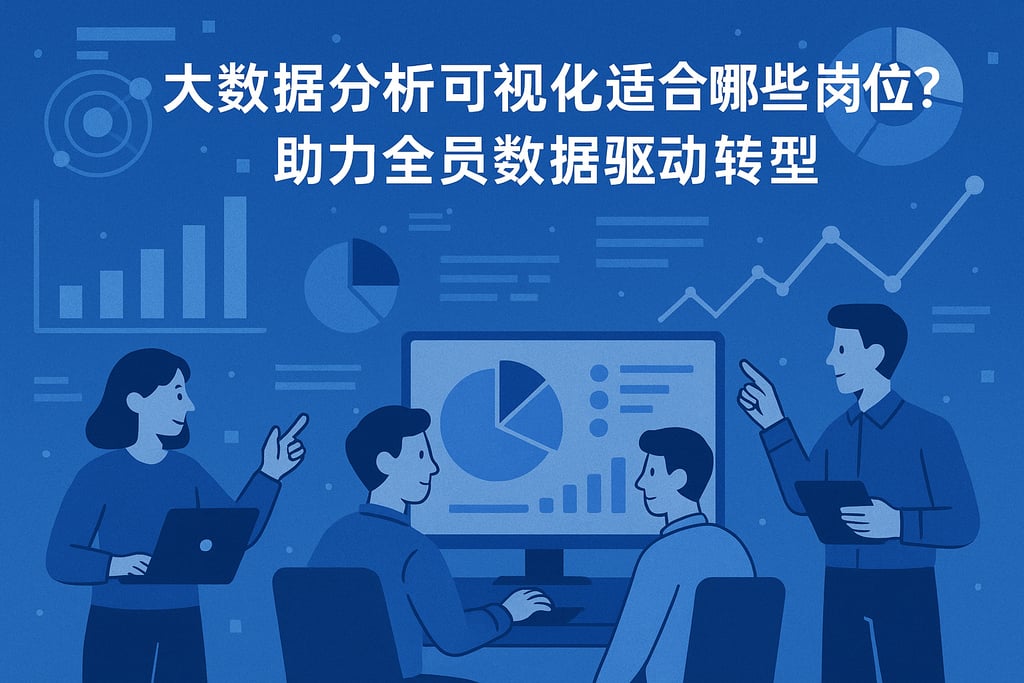 大数据分析可视化适合哪些岗位？助力全员数据驱动转型