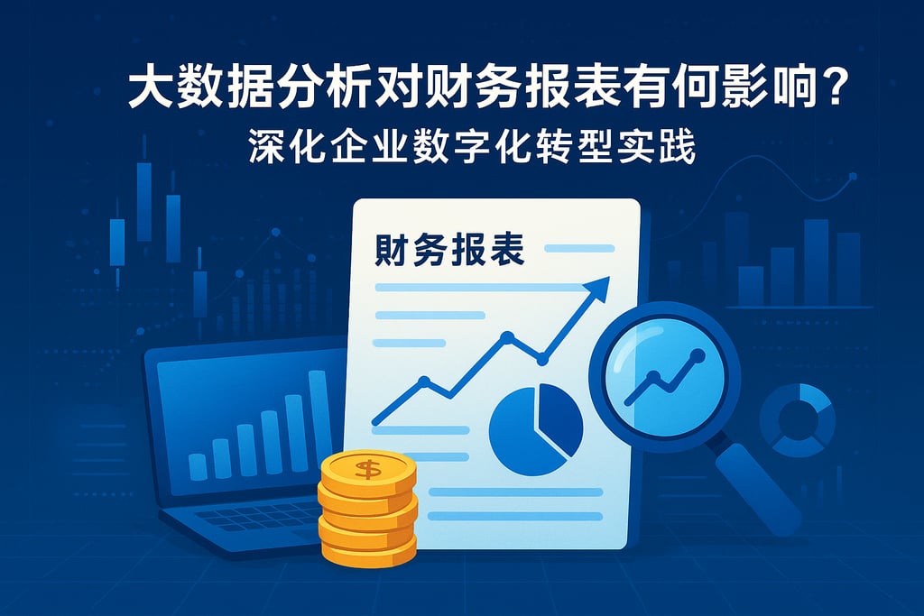 大数据分析对财务报表有何影响？深化企业数字化转型实践