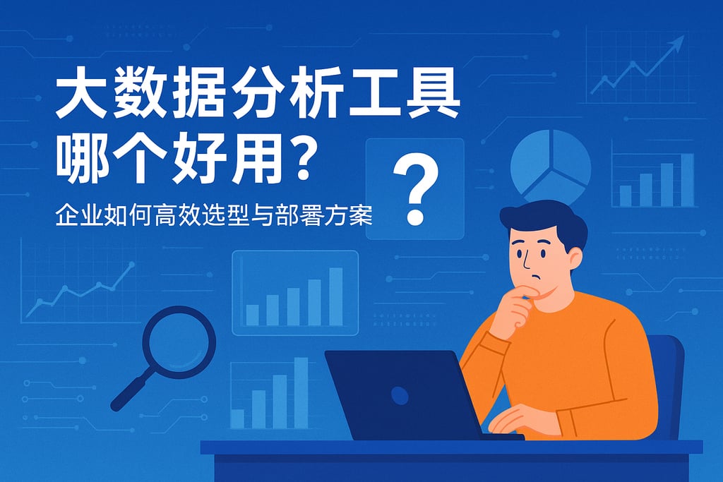 大数据分析工具哪个好用？企业如何高效选型与部署方案
