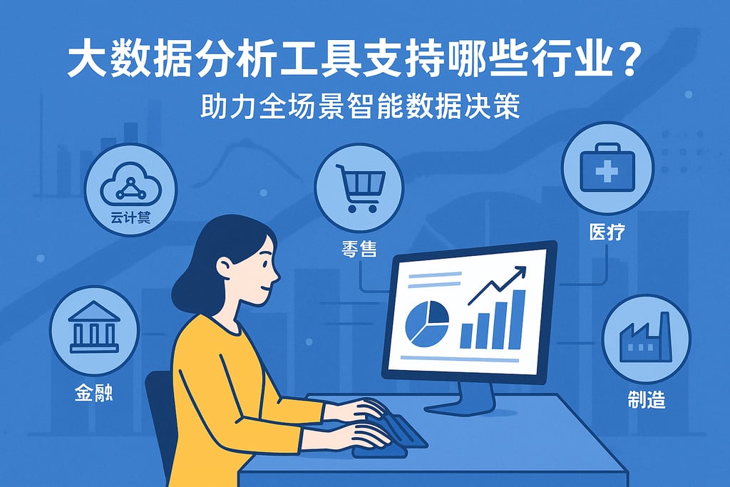 大数据分析工具支持哪些行业？助力全场景智能数据决策