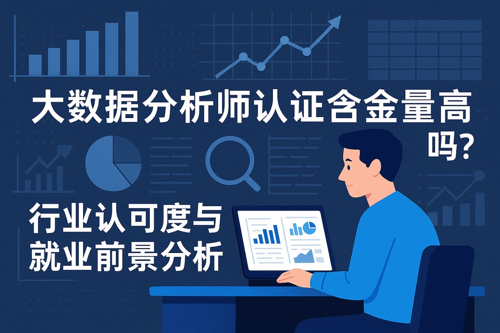 大数据分析师认证含金量高吗？行业认可度与就业前景分析