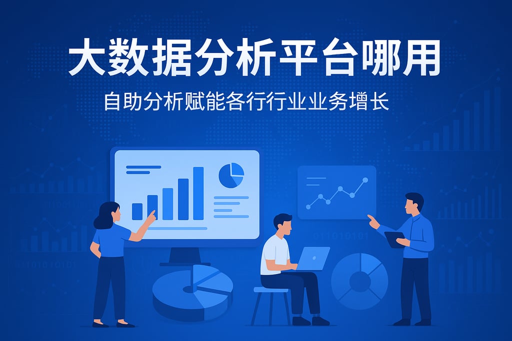 大数据分析平台哪个好用？自助分析赋能各行业业务增长