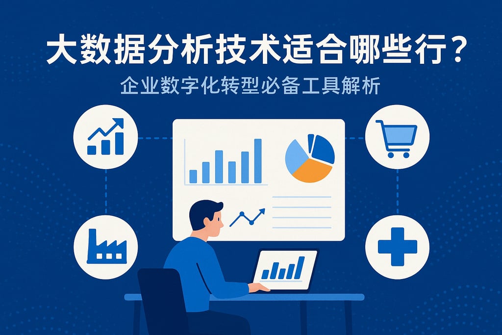 大数据分析技术适合哪些行业？企业数字化转型必备工具解析