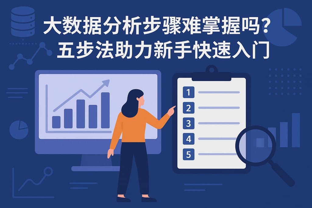 大数据分析步骤难掌握吗？五步法助力新手快速入门。