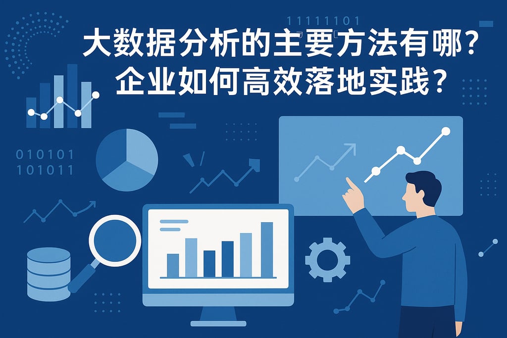 大数据分析的主要方法有哪些？企业如何高效落地实践？