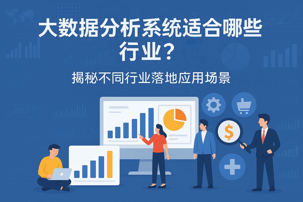 大数据分析系统适合哪些行业？揭秘不同行业落地应用场景