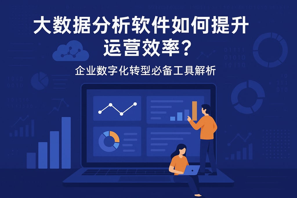 大数据分析软件如何提升运营效率？企业数字化转型必备工具解析