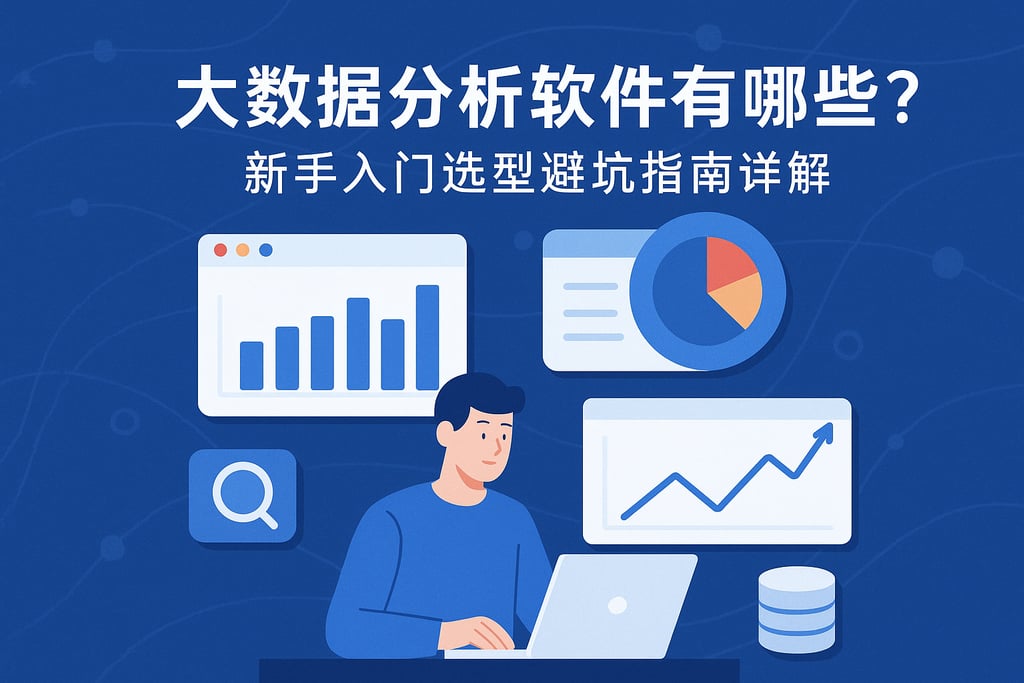 大数据分析软件有哪些？新手入门选型避坑指南详解