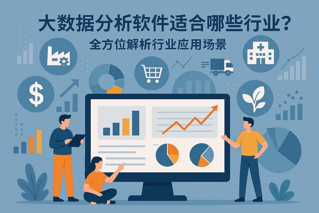 大数据分析软件适合哪些行业？全方位解析行业应用场景