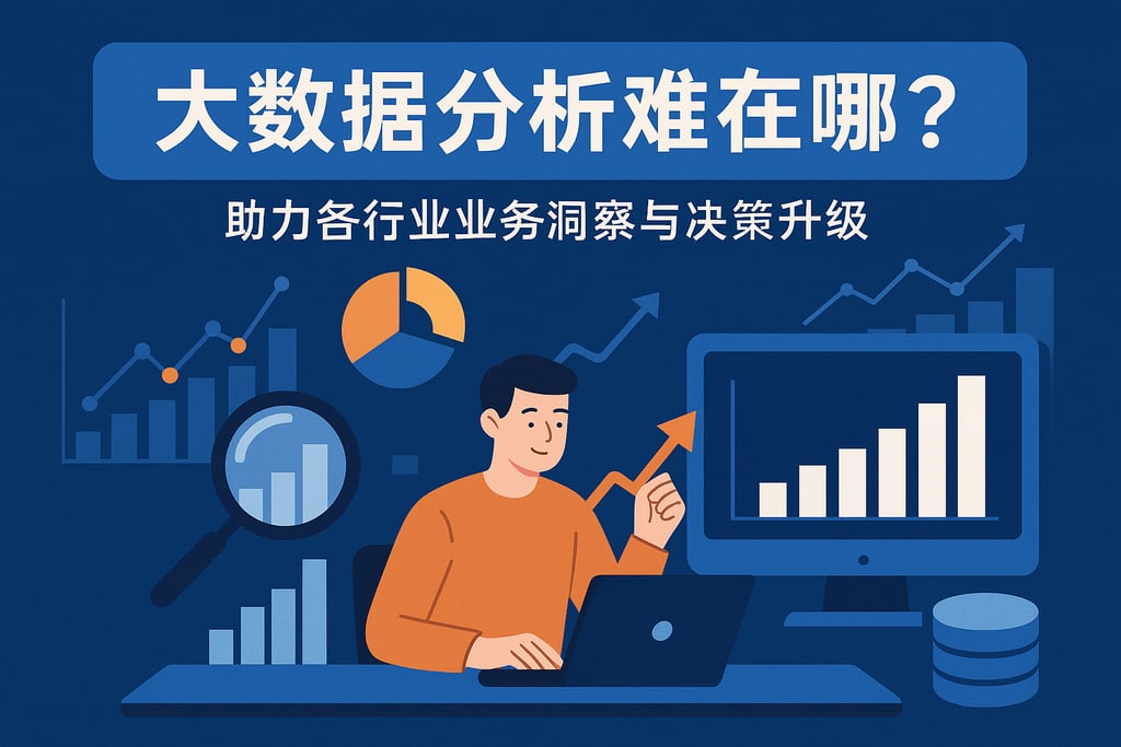 大数据分析难在哪？助力各行业业务洞察与决策升级