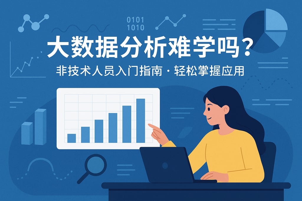 大数据分析难学吗？非技术人员入门指南轻松掌握应用