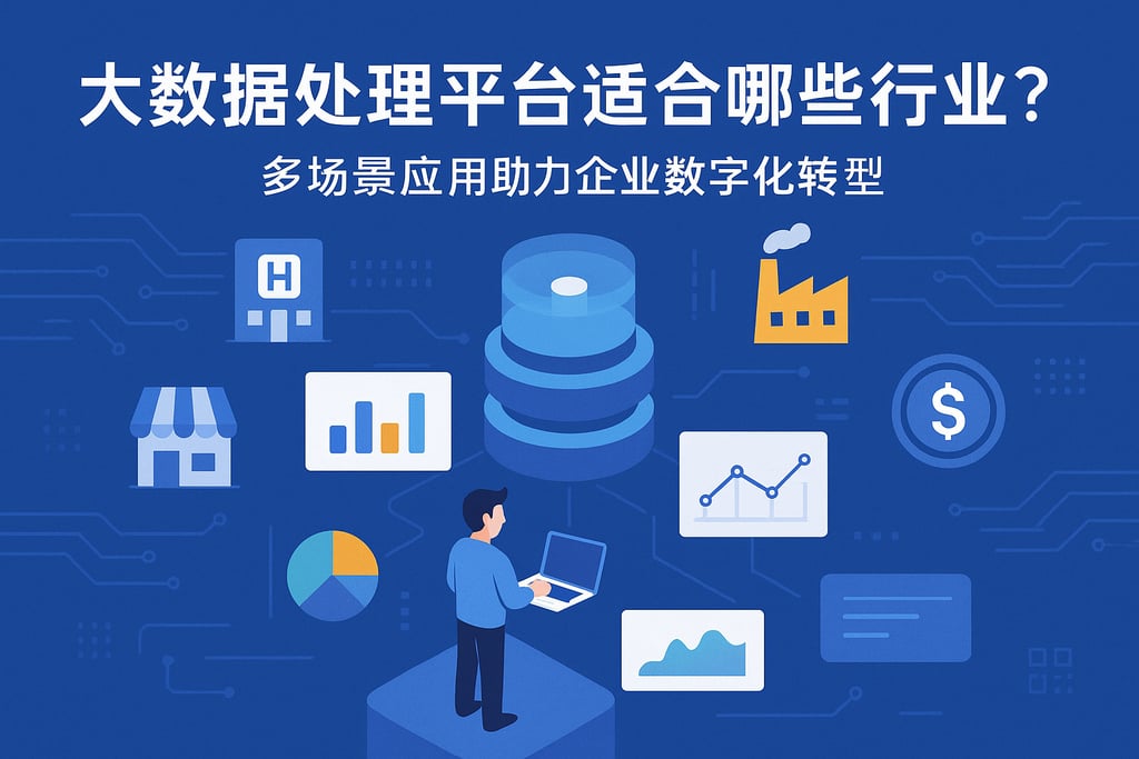 大数据处理平台适合哪些行业？多场景应用助力企业数字化转型