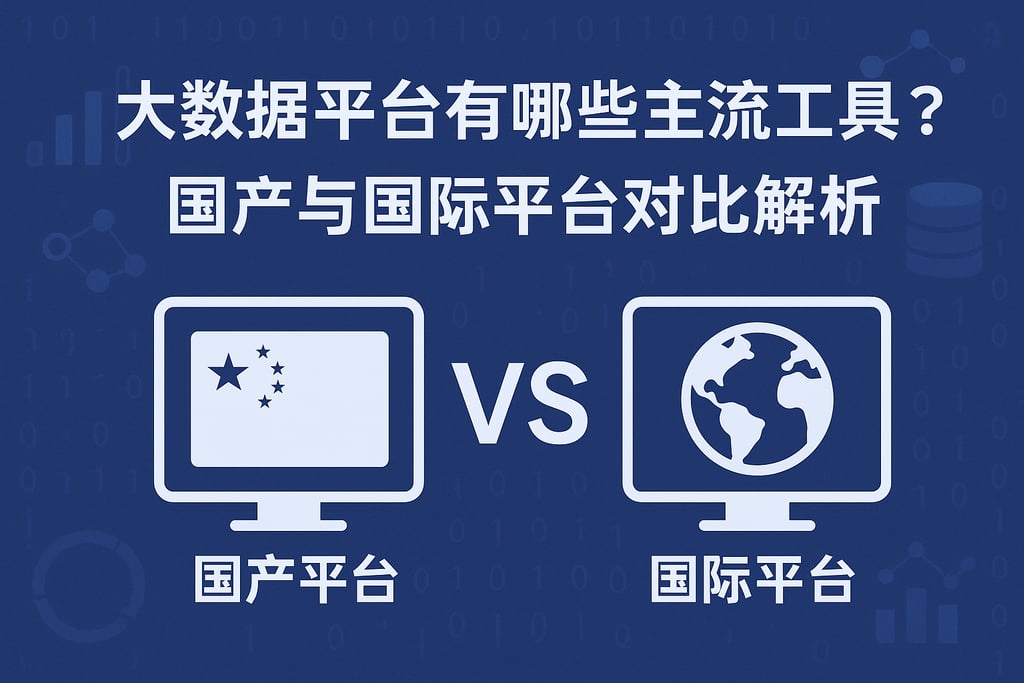 大数据平台有哪些主流工具？国产与国际平台对比解析