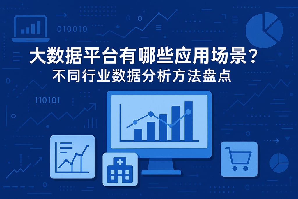 大数据平台有哪些应用场景？不同行业数据分析方法盘点