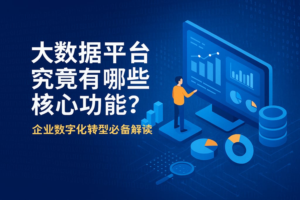 大数据平台究竟有哪些核心功能？企业数字化转型必备解读