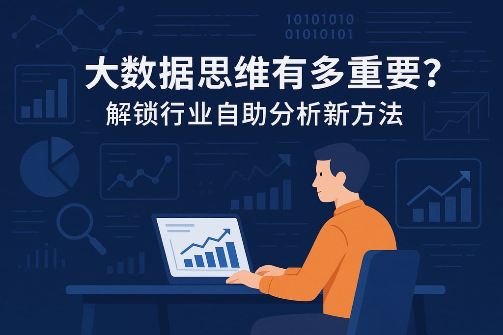 大数据思维有多重要？解锁行业自助分析新方法。