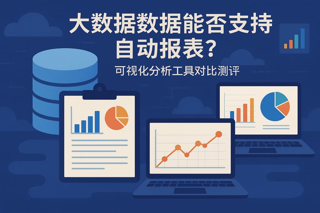 大数据数据库能否支持自动报表？可视化分析工具对比测评