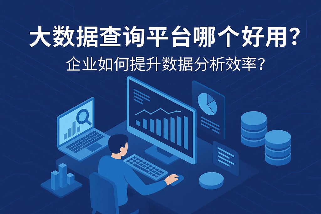 大数据查询平台哪个好用？企业如何提升数据分析效率？