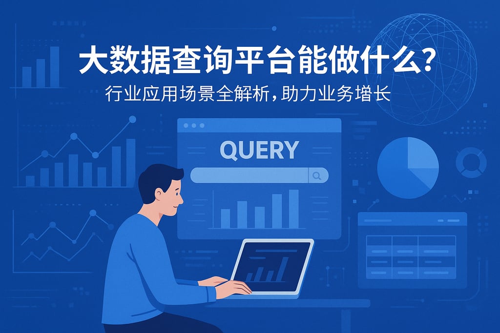 大数据查询平台能做什么？行业应用场景全解析，助力业务增长。