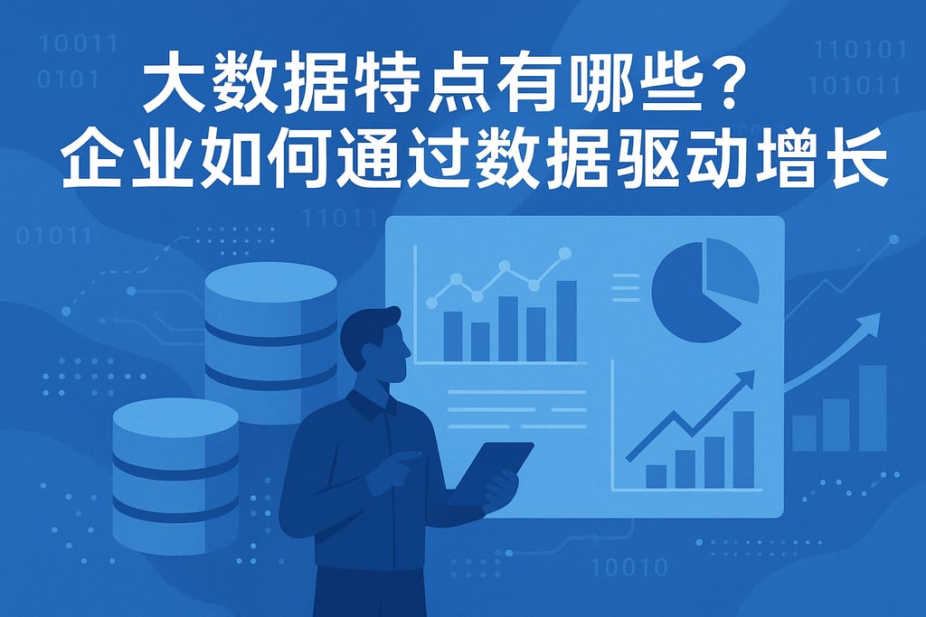 大数据特点有哪些？企业如何通过数据驱动增长？