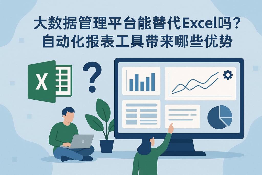 大数据管理平台能替代Excel吗？自动化报表工具带来哪些优势