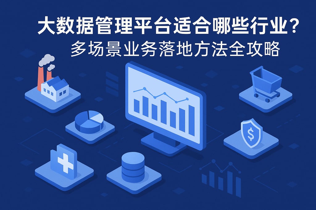 大数据管理平台适合哪些行业？多场景业务落地方法全攻略