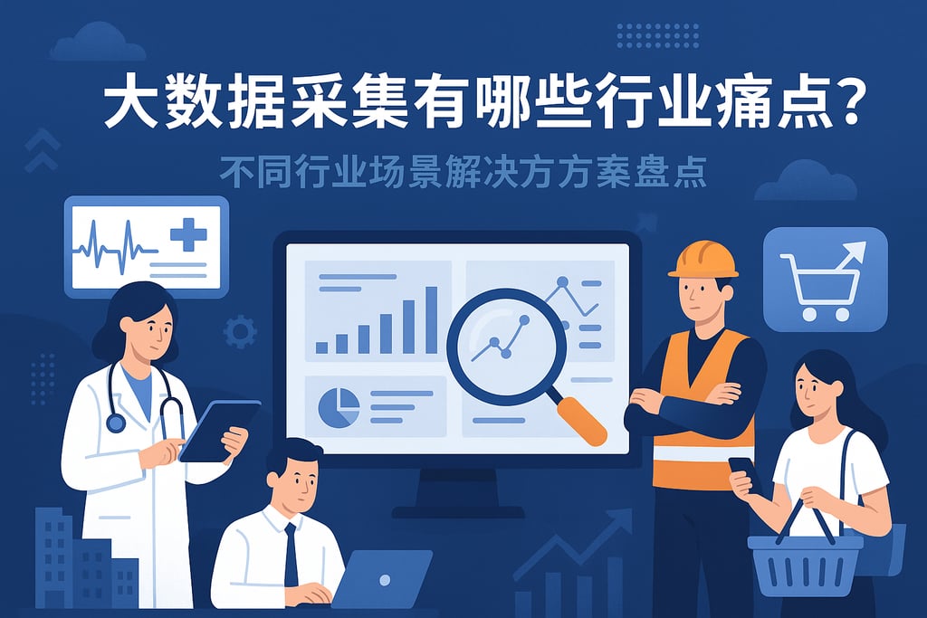 大数据采集有哪些行业痛点？不同行业场景解决方案盘点