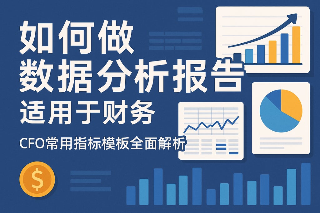 如何做数据分析报告适用于财务？CFO常用指标模板全面解析