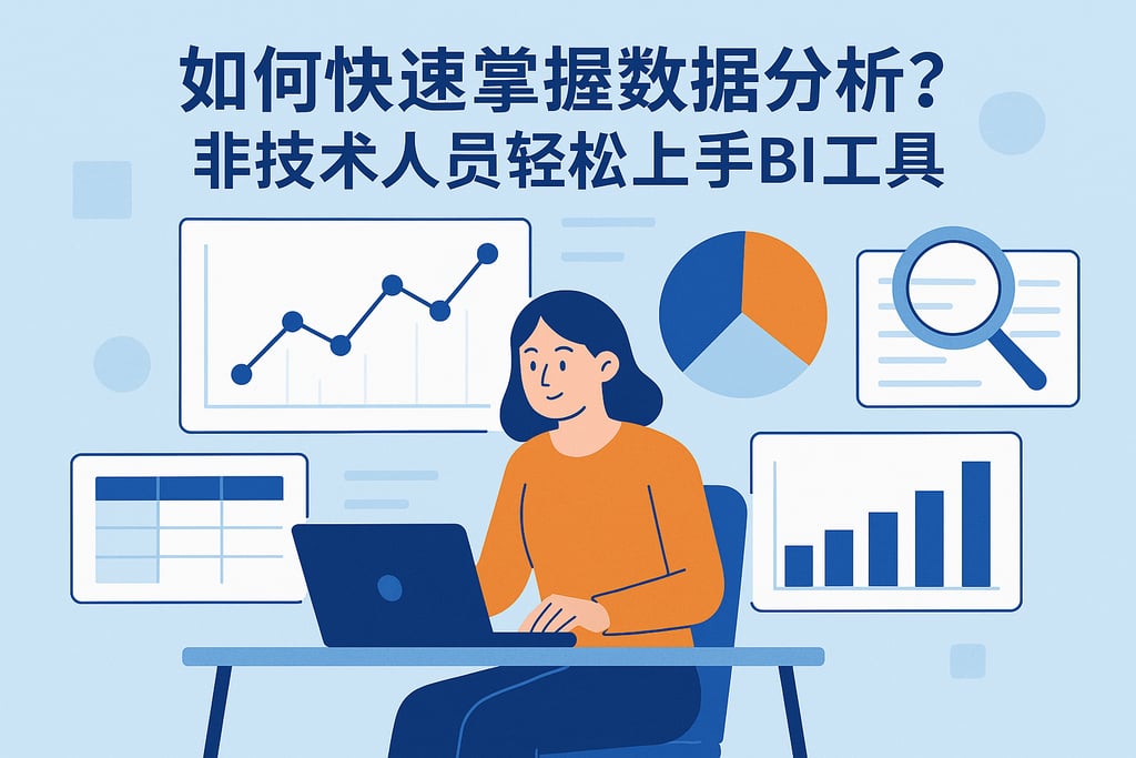 如何快速掌握数据分析？非技术人员轻松上手BI工具