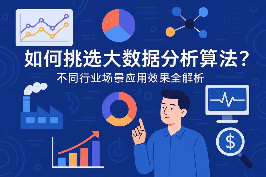 如何挑选大数据分析算法？不同行业场景应用效果全解析