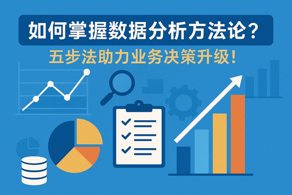 如何掌握数据分析方法论？五步法助力业务决策升级！