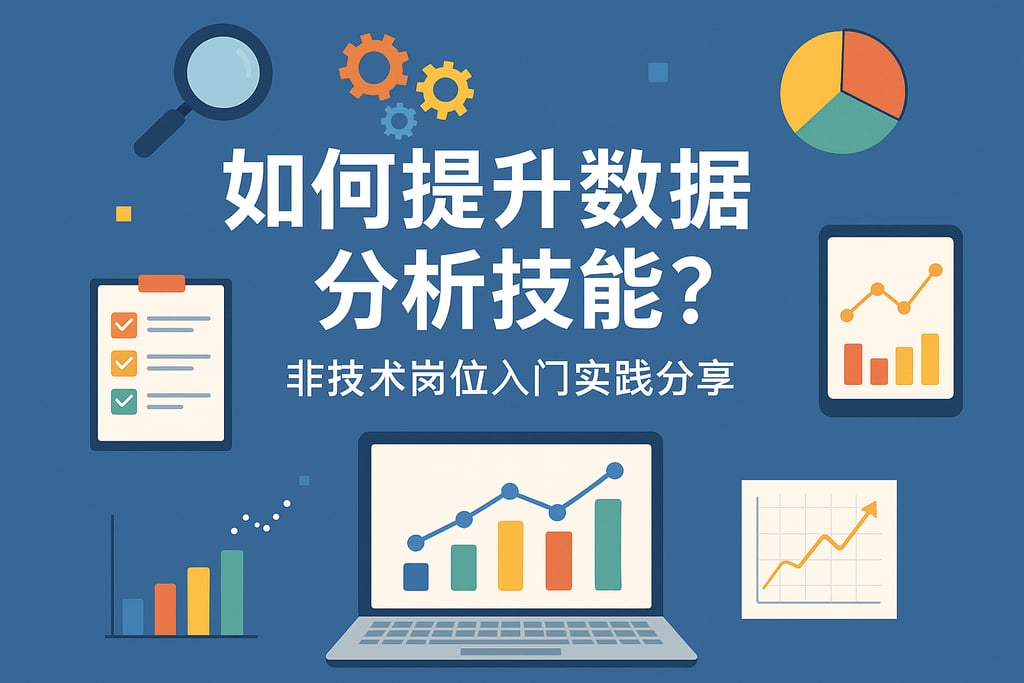如何提升数据分析技能？非技术岗位入门实践分享