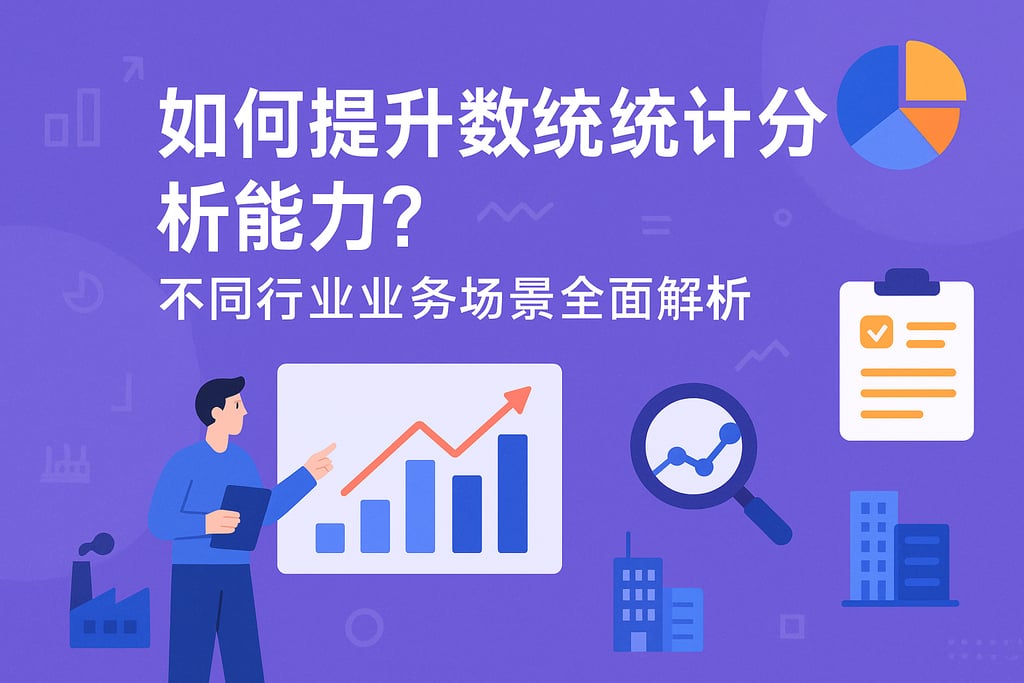 如何提升数据统计分析能力？不同行业业务场景全面解析