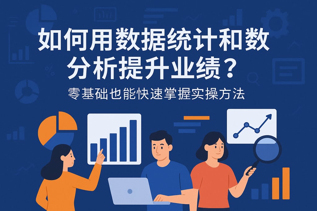 如何用数据统计和数据分析提升业绩？零基础也能快速掌握实操方法